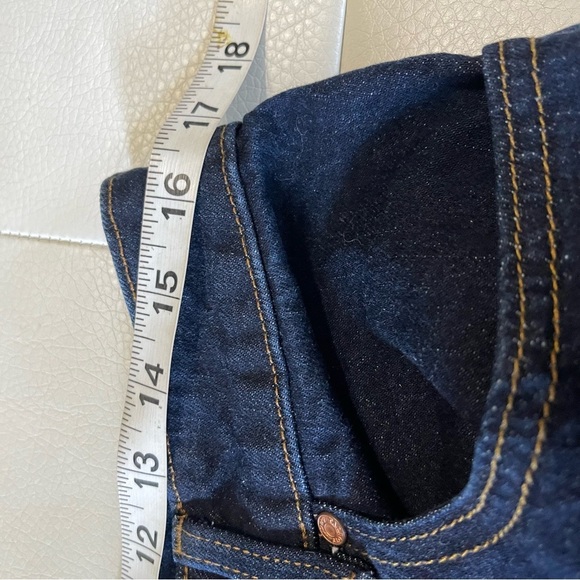 Talbots High Waist Relaxed Jeans 12 dark wash low-stretch 90s straight leg - Picture 9 of 11